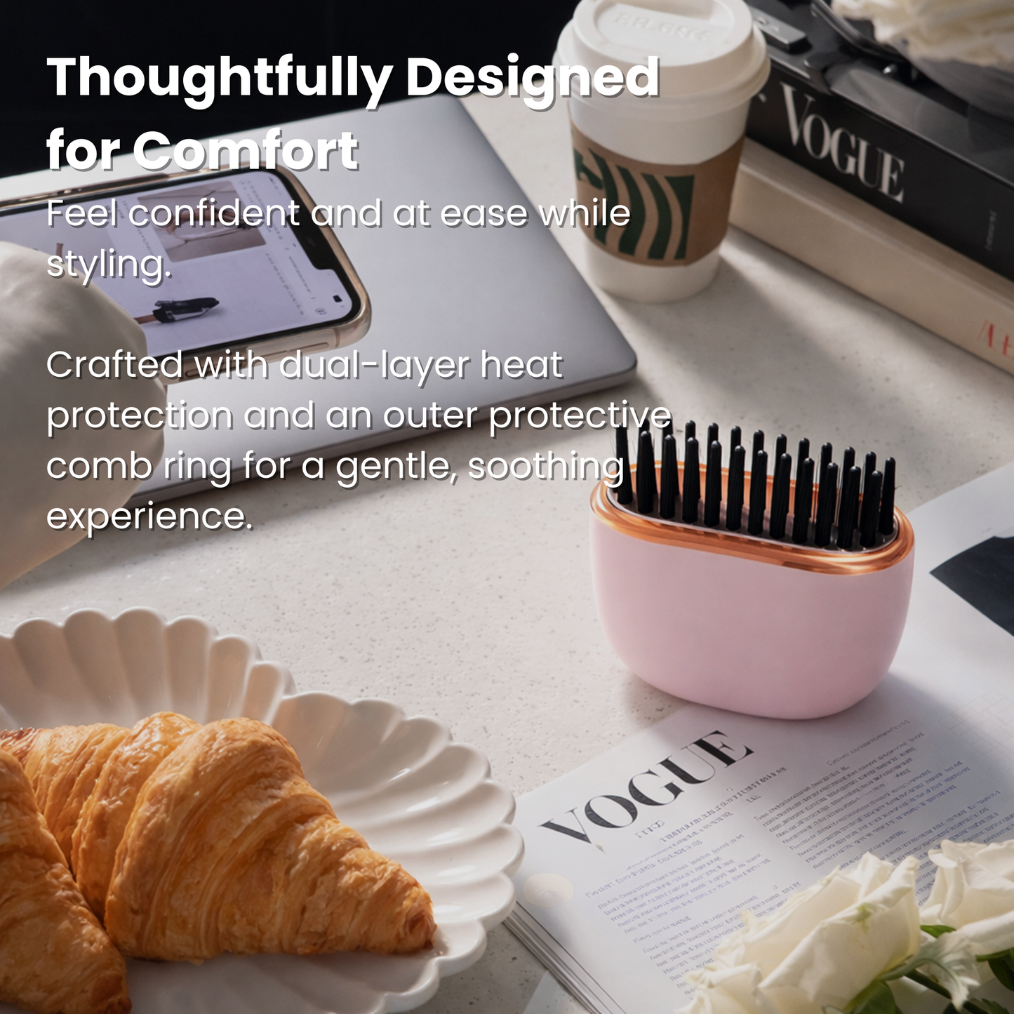 Glamora™ Mini Cordless Hair Straightener